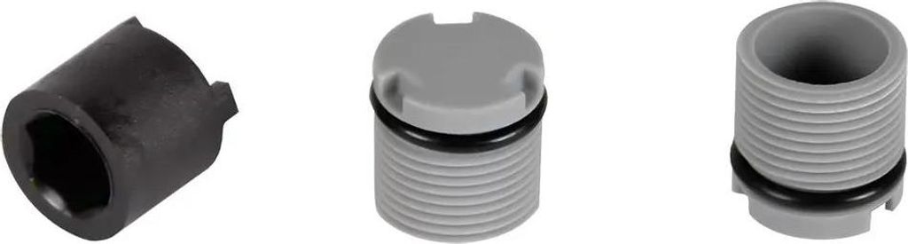 Zestaw śrub Look X-track Plug Cover Kit Szary  Szary Jeden Zdjęcie produktu 