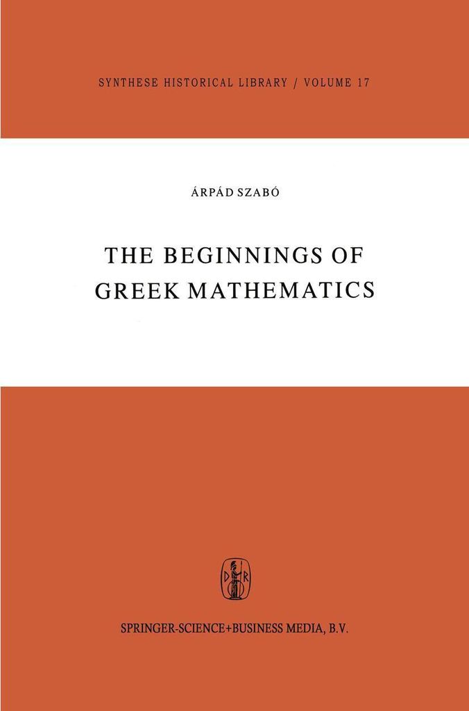Die Anfänge der griechischen Mathematik