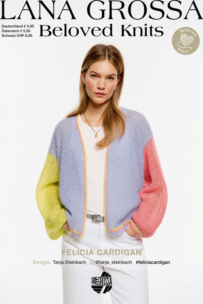 Lana Grossa FELICIA CARDIGAN Beloved Knits No. 3