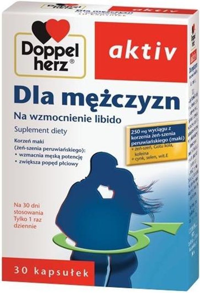 DOPPELHERZ AKTIV für Männer 30 Kapseln Produktbild 