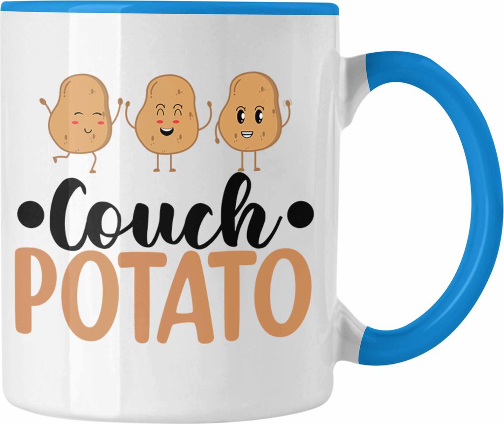 Trendation - Couch Potato Tasse Geschenk für Faule Sofa Produktbild 