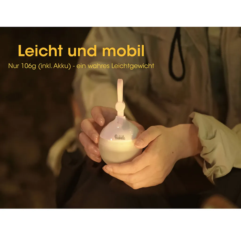 Nitecore Lampe à Bulles Blanche - Éclairage Diffus et Design Compact - 5