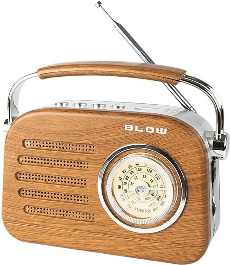 Poste de radio FM AM Blow RA3 - Radio de cuisine compacte noire filaire