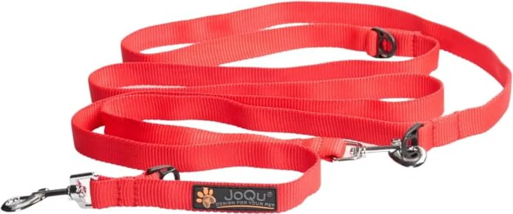 JoQu Classic Rosso 500cm: Il Guinzaglio Lungo Ideale per l'Addestramento