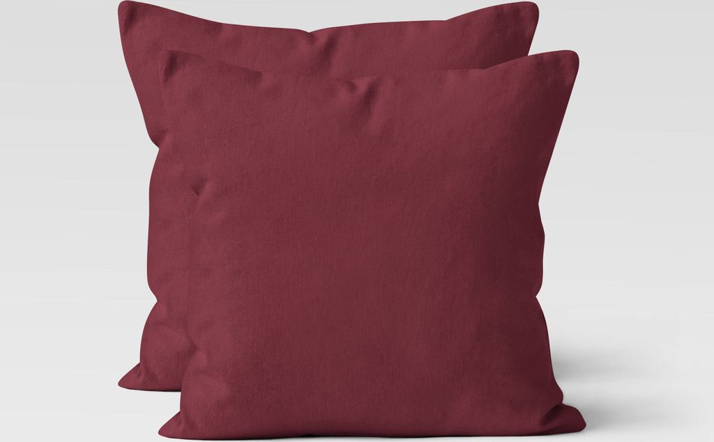 2er Set Renforcé UNI Kissenhüllen 80x80 cm Kopfkissen Produktbild 