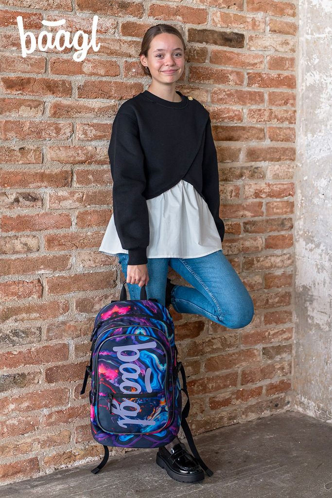 BAAGL Core Marble Rucksack-Set 3tlg: Rucksack, Produktbild 11