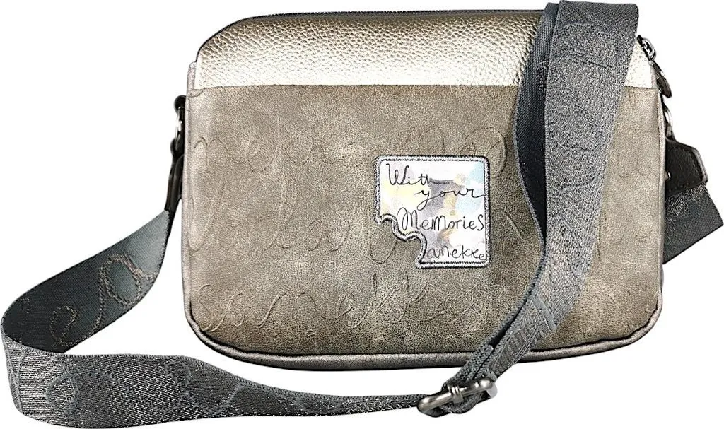 Anekke borsa a tracolla Real Oval Flap-Crossbody Bag Multicolor multicolore - 15
