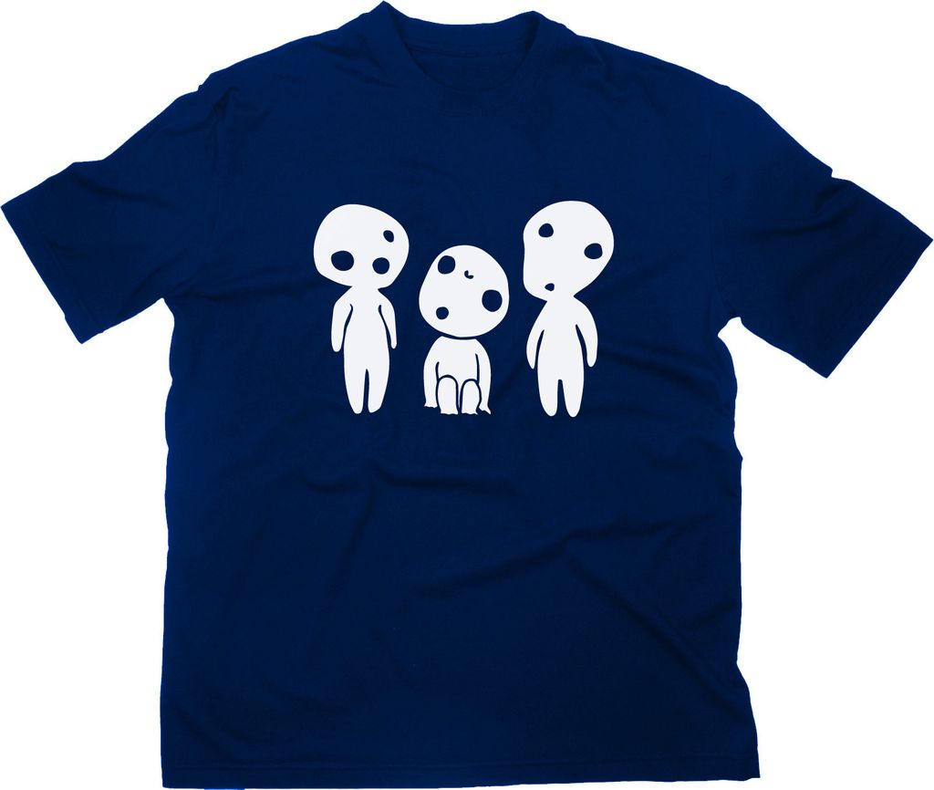 Styletex23 T-Shirt Kodama Baumgeist Geist, navy, S