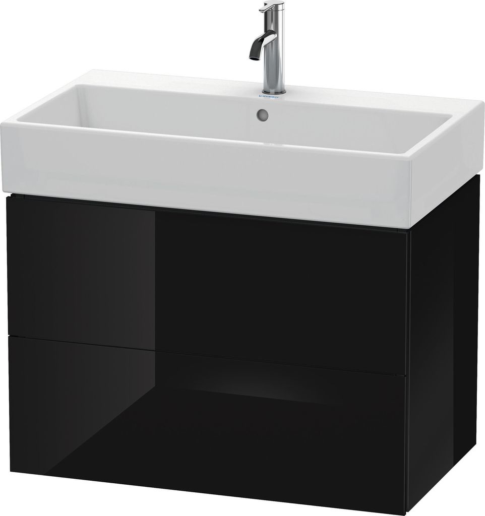 Duravit L-Cube Waschtischunterbau wandhängend, 2 Schubkästen, 784x544x459mm, LC627704040