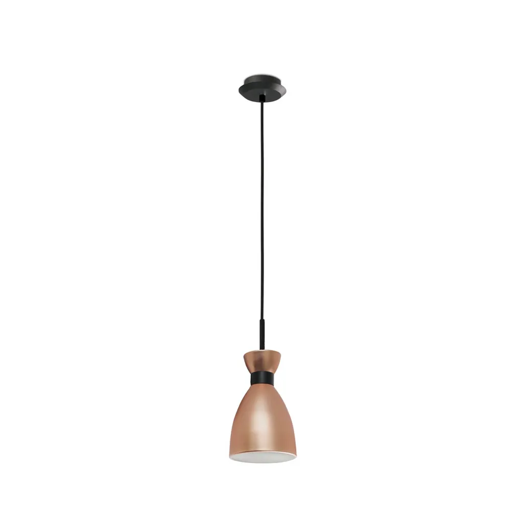 Suspension RETRO E14 Cuivre - Luminaire Vintage Industriel Chic