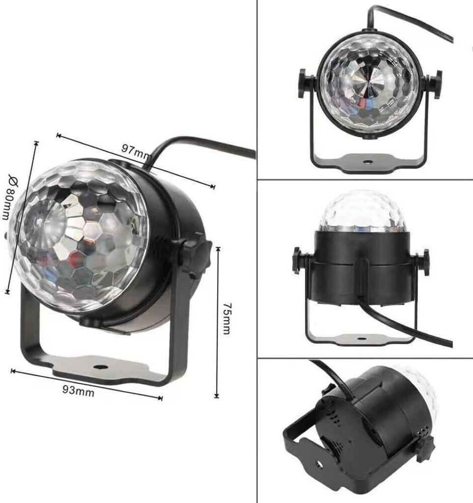 RHP LED Discokugel mit Fernbedienung I Discolicht Produktbild 5