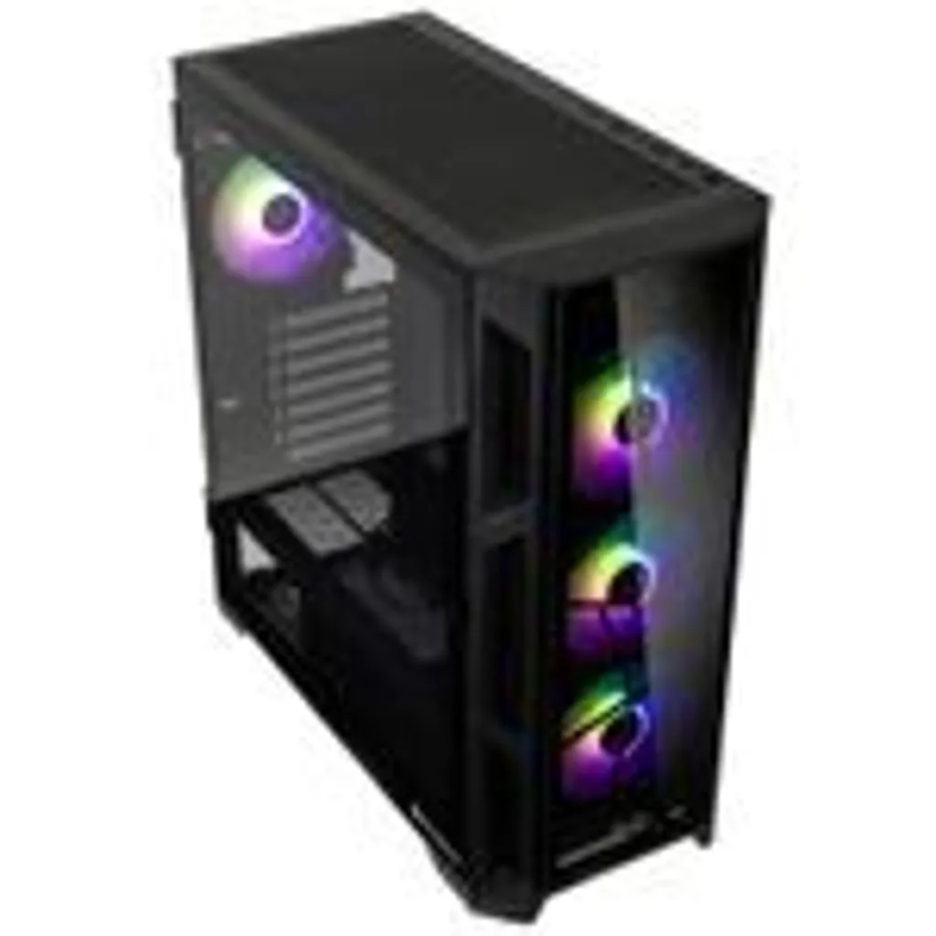 Raijintek PONOS Ultra Châssis PC Noir Verre Trempé et Flux d'Air Top