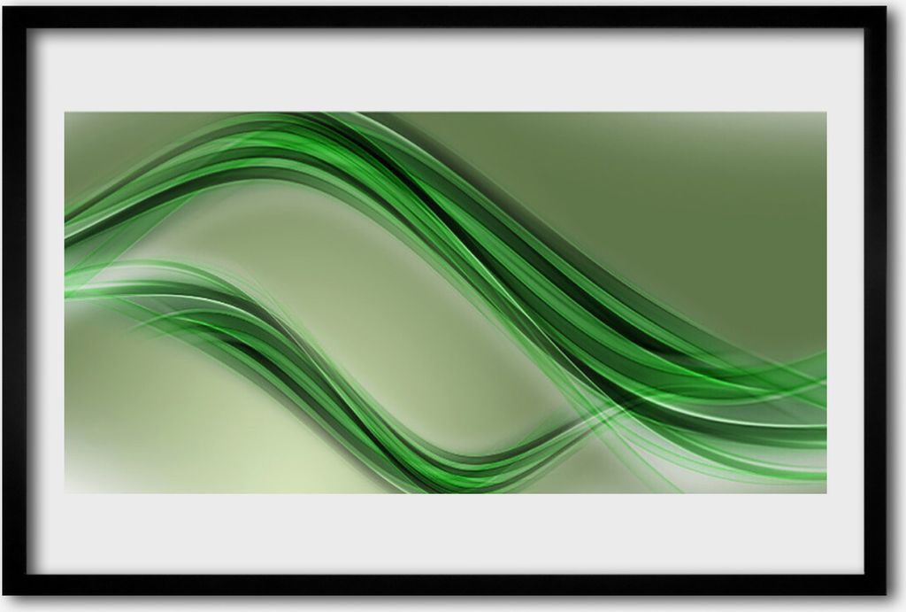 Bild 60x40 MDF-Rahmen Wandkunst Abstraction Graphics