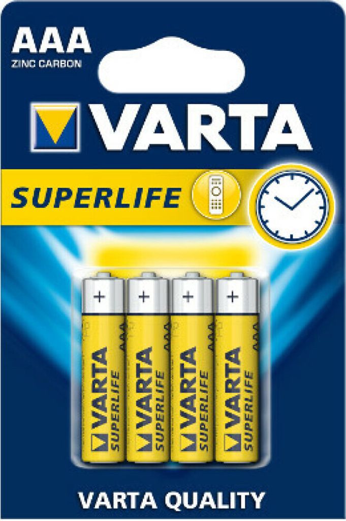 VARTA Super Life AAA 1,5 V 4 Stück Produktbild