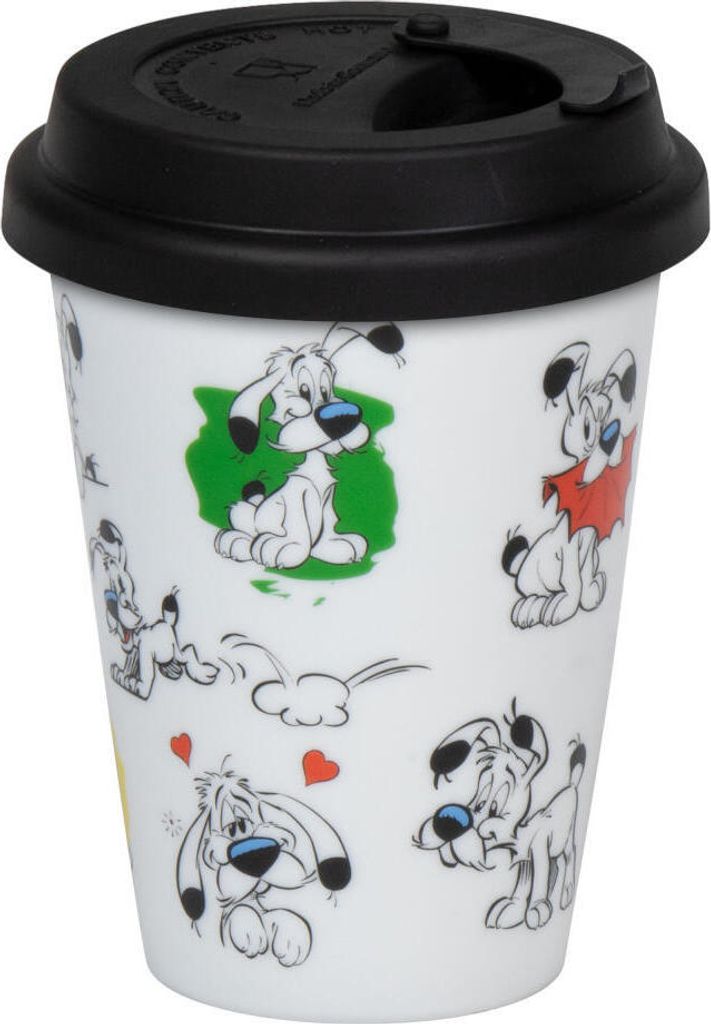 Könitz ToGo Mug Sniff Sniff, To Go Becher, Porzellan, Bunt, 380 ml, 1151622043