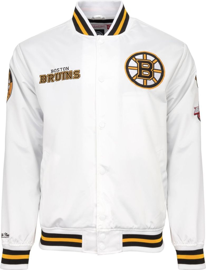 M&N City Lightweight Satin Jacke - Boston Bruins - XL
