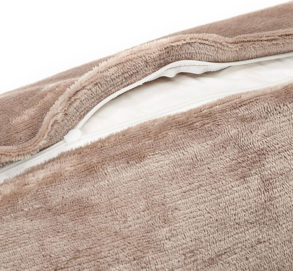 Nicky-Teddy Cashmere Touch coral fleece Kissenbezug Produktbild 5