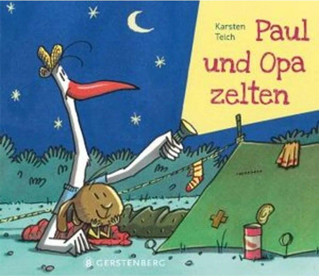 Paul et grand-père font du camping - Livre éducatif sur la transmission