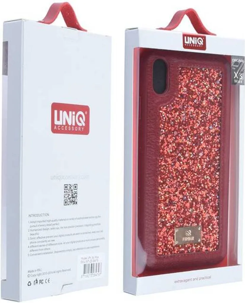 Custodia Rossa iPhone Xs Max - Back Case Design Slim 8719273284797