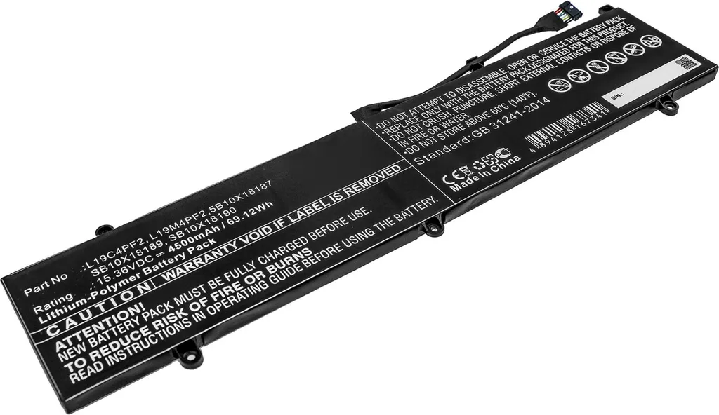 Réparer Batterie Lenovo Yoga Slim 7 15 qui ne charge plus - 4500mAh