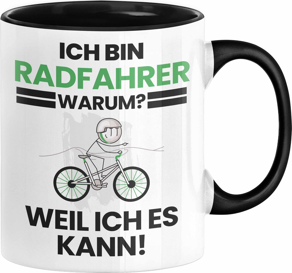 Radfahrer Geschenk Tasse Lustiger Spruch Ich Bin Radfahrer Produktbild 