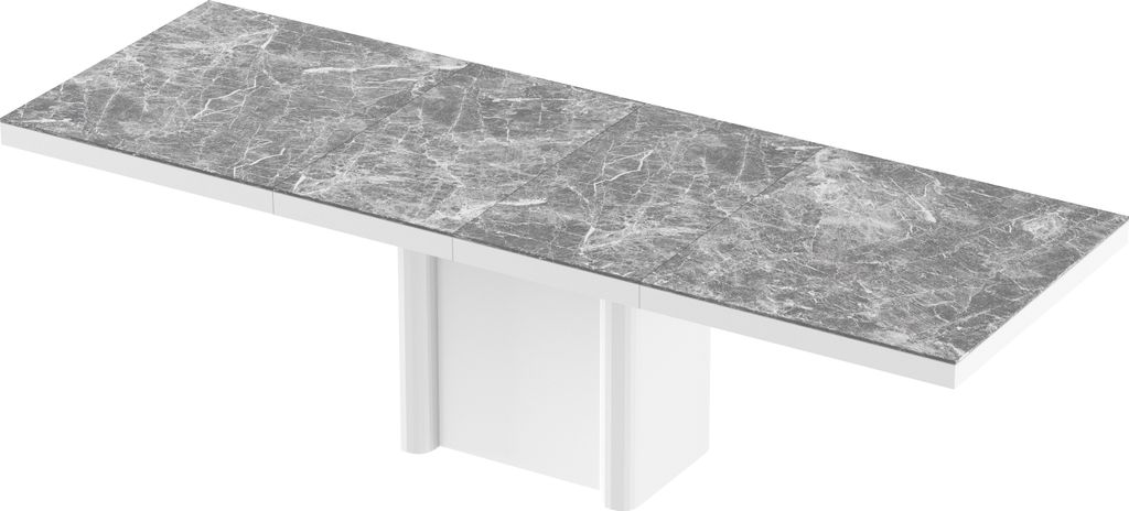 Design Esstisch HFE-111 Hochglanz ausziehbar Tisch Esszimmer 160 - 256