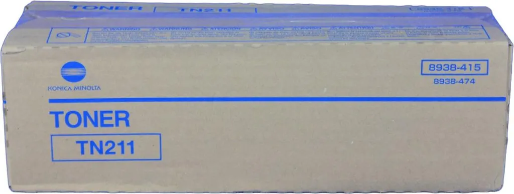 Cartouche Toner Noir Konica Minolta TN-211 Originale pour Bizhub 250