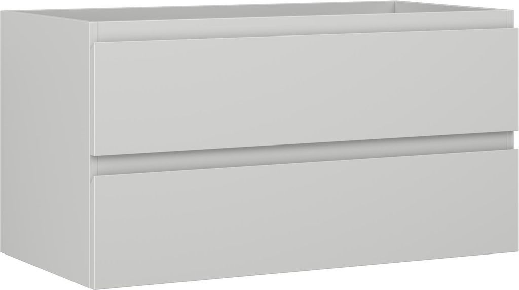 Mexen Orio Badezimmer-Unterschrank 90 cm, 2 Schubladen, grau matt - 91A10-09047-2-BFF62