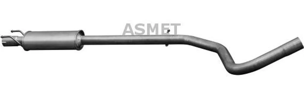 Silencieux central ASMET 16094 OE 55189609 pour Fiat Bravo et Stilo