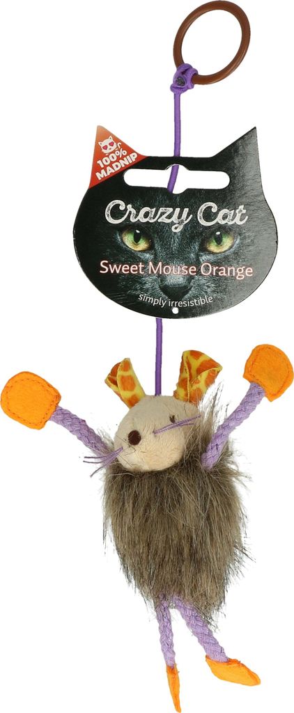 Crazy Cat Sweet Mouse Orange mit 100% Madnip Produktbild 