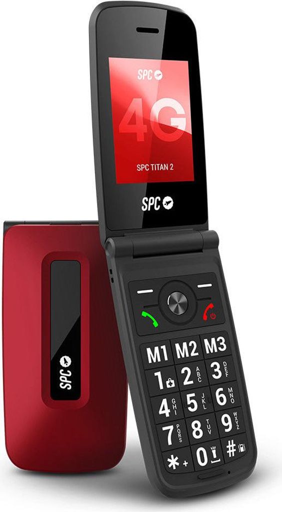 SPC Titan 2 – Klapphandy für Senioren, 4G, große Tasten, Produktbild 