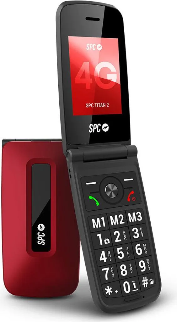 Téléphone Senior 4G : Ne Manquez Plus d'Appels avec le SPC Titan 2 Rouge