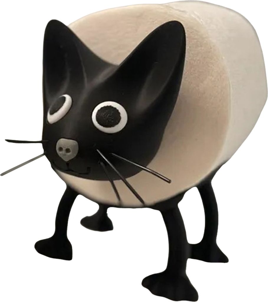 Tier-Toilettenpapierhalter, freistehend, Cartoon-Schaf-Toilettenpapierhalter, 3D-gedruckter Schweine-Katzen-Toilettenpapierhalter für Badezimmerde...