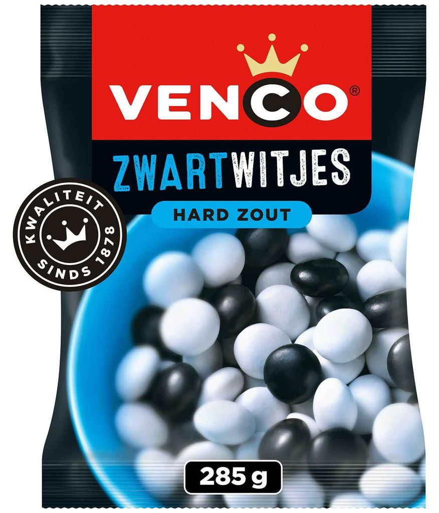 Venco ZwartwitjesGrosso 285 g Immagine del prodotto 