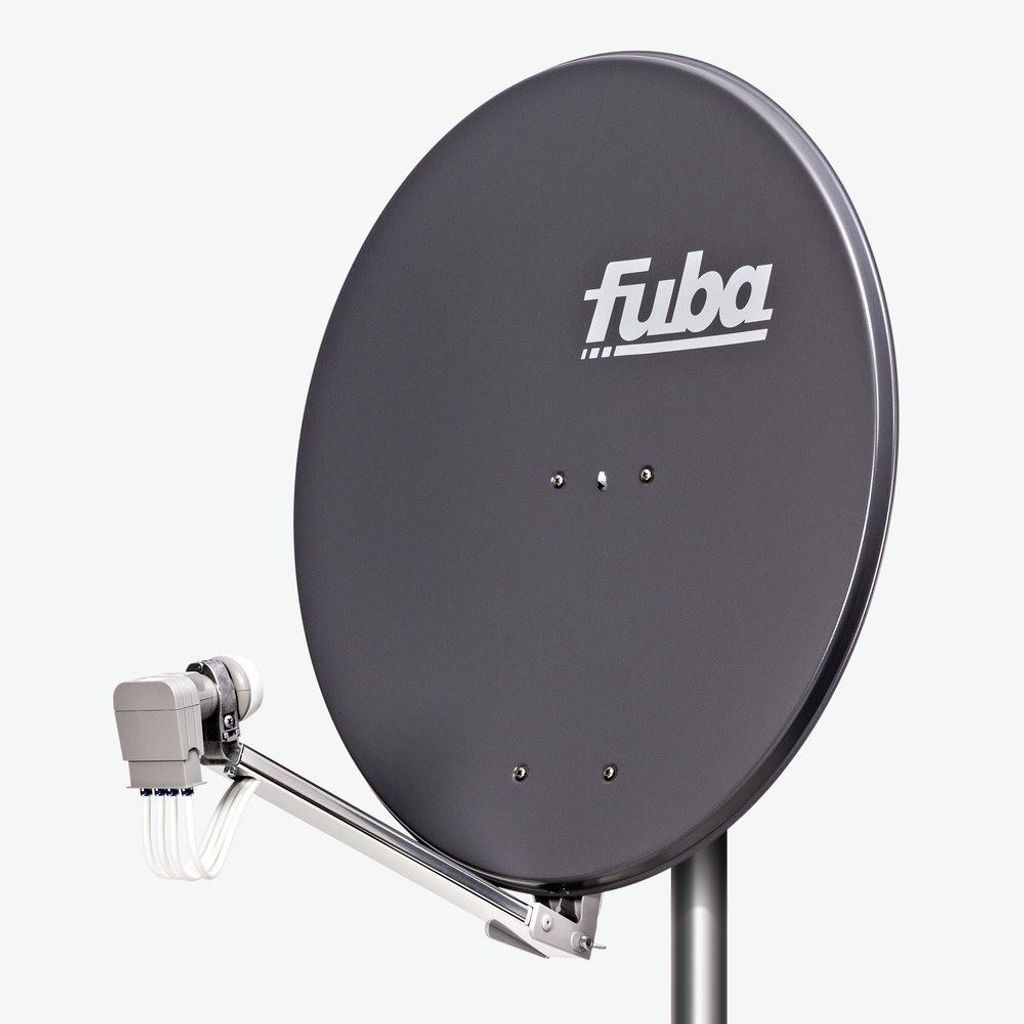 Fuba DAL 800 A Satellitenantenne anth. 84x74cm Aluminium Produktbild 