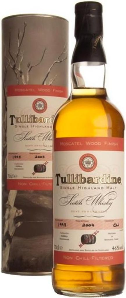 Whisky Single Malt Tullibardine Moscatel Cask Finish Estuchado Whisky Schottland 70.00 cl 46.0 %