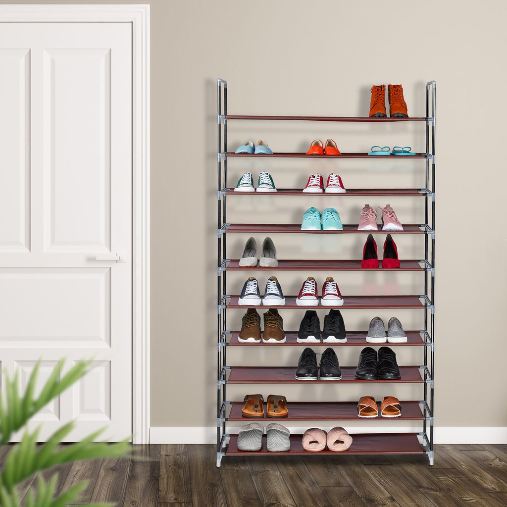 relaxdays Schuhregal Stoff für 50 Paar Schuhe Produktbild 5
