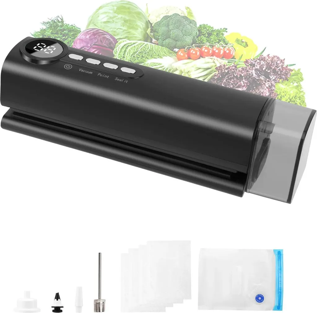 Machine sous vide sans fil contre le gaspillage des aliments humides