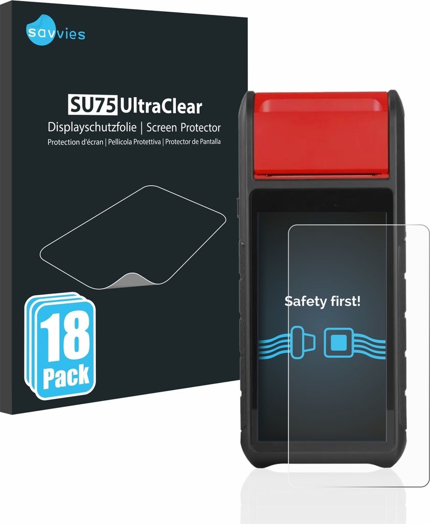 18x Für Autel MaxiBAS BT608 Schutzfolie Savvies Displayschutz Display Schutz Folie Klar Transparent