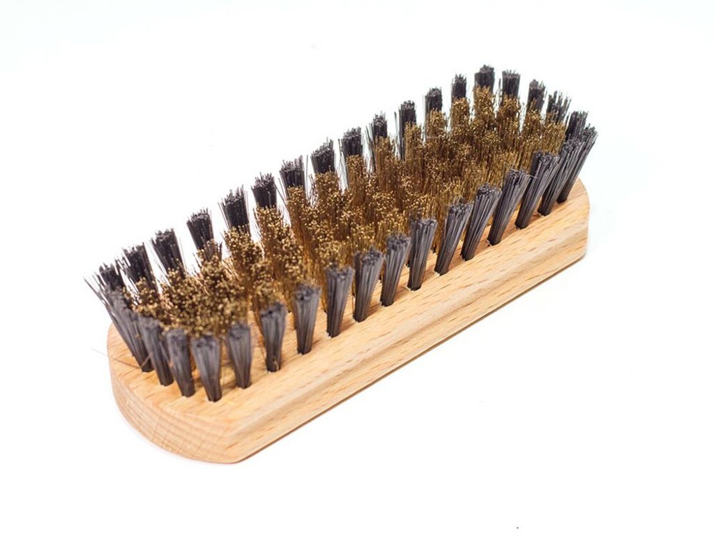 Pflege Wildlederbürste Fibertec, Größe:One Size