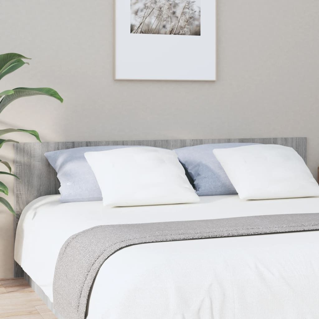 Kopfteil Grau Sonoma 200x1,5x80 cm Holzwerkstoff , Kopfteile Design 2024