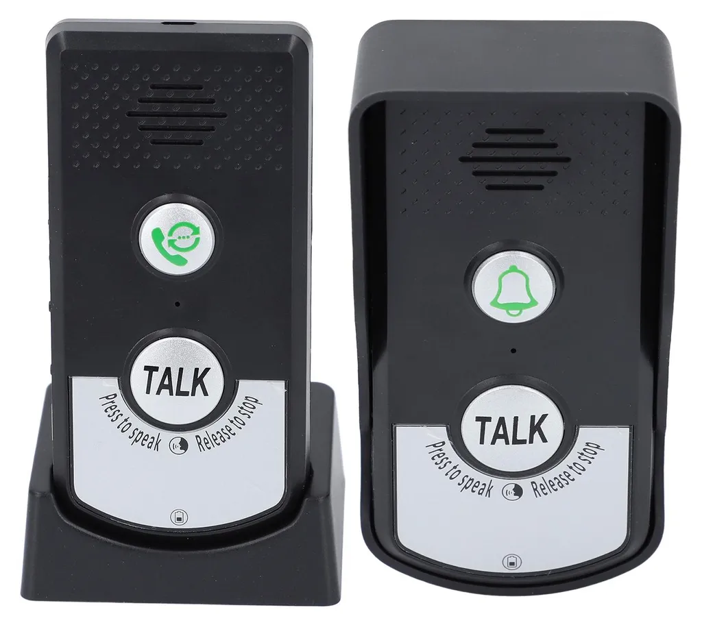 Interphone sans fil IP54 étanche avec communication bidirectionnelle