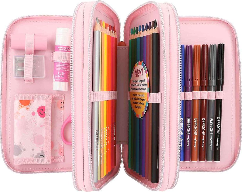 TOPModel 3-Fach Federtasche mit Stift HAPPY TOGETHER Produktbild 4