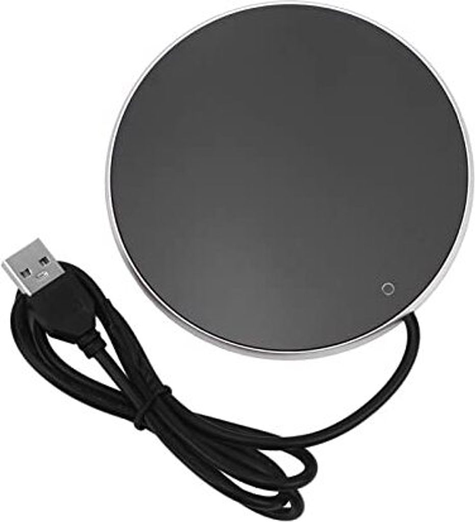 Kaffeetasse wärmer, 55 ° C Konstante Temperatur 3 Level Kleine leichte leichte USB -Kerzen -Wärmer -Heimbüro Reisen Getränkmilch Tea Teller (S...