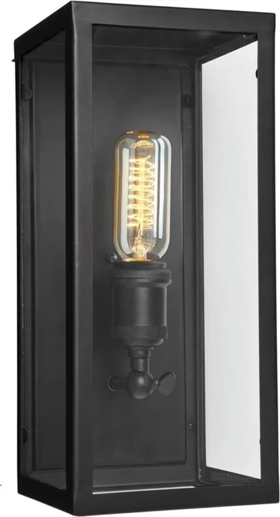 Applique chic en métal gunmetal 36cm - Éclairage intérieur de luxe