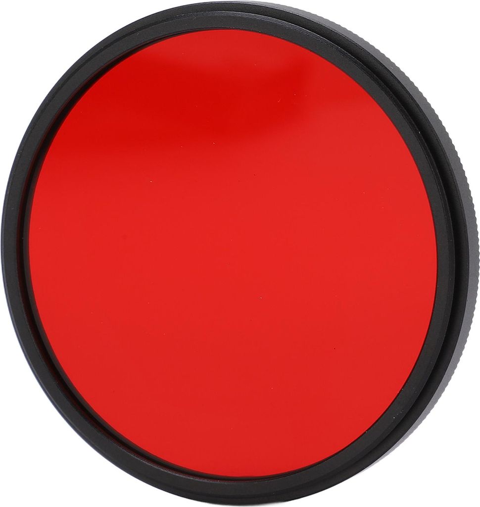 Fadenkamera -Objektivfilter Full Red Color Optical Glass für Nikon Linsen58mm