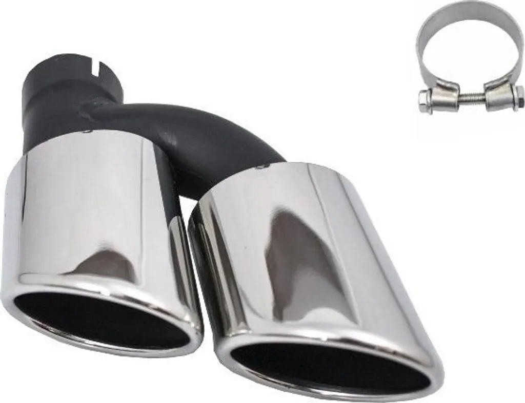 Silencieux Inox Poli pour Audi A3 A5 A7 S-Look Finition Haute Qualité