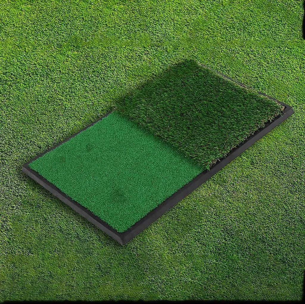 Tapis de golf pour exercice avec pelouse de simulation réaliste