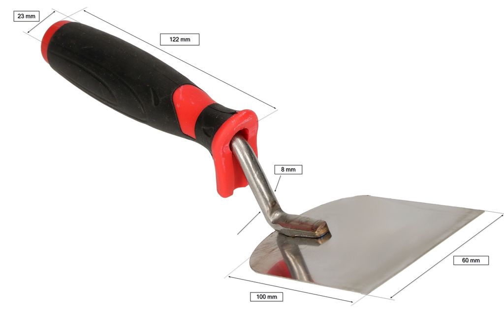 KOTARBAU Reitbrett Form Edelstahl | Glättekelle Für Putz- Und Mauerarbeiten