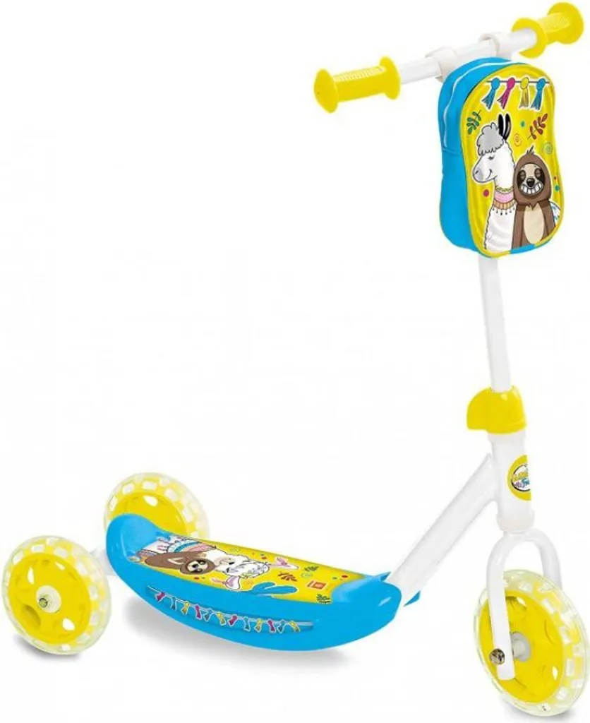 Apprendre la patinette dès 2 ans - Mondo My First Scooter jaune Lama